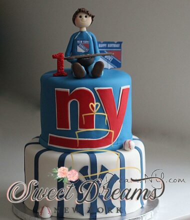 Yankees-Rangers-Cake