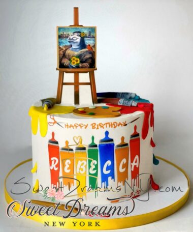 Art-Birthday-Cake-ideas-Custom-Cake-NYC-Long-Island-by-Sweet-Dreams-NY-artistic-birthday-cake