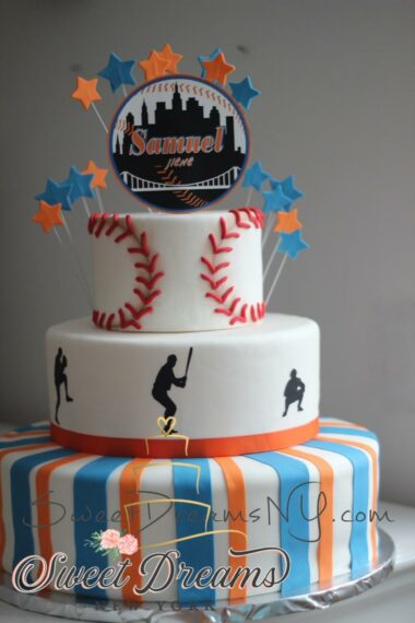 Baseball METZ Bar Mitzvah Cake Custom Bar Mitzvah Cake Long Island NYC Sweet Dreams Custom Cakes