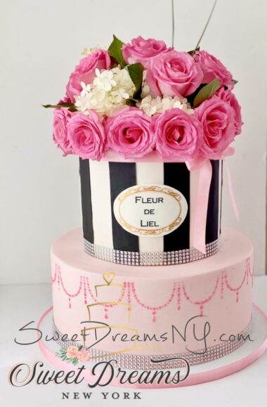 Flowerbox Cake Birthday Cake Ideas Sweet 16 40th Birthday Cake Custom Cakes Long Island and NYc by Sweet Dreams NY -