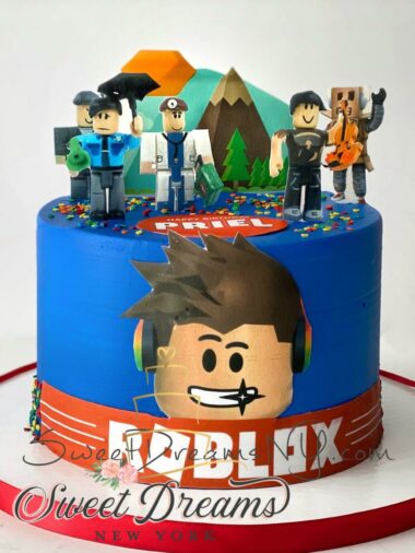 Roblox Birthday Cake Long Island NYC Custom Cake Roblox Birthday Party ideas by Sweet Dreams NY