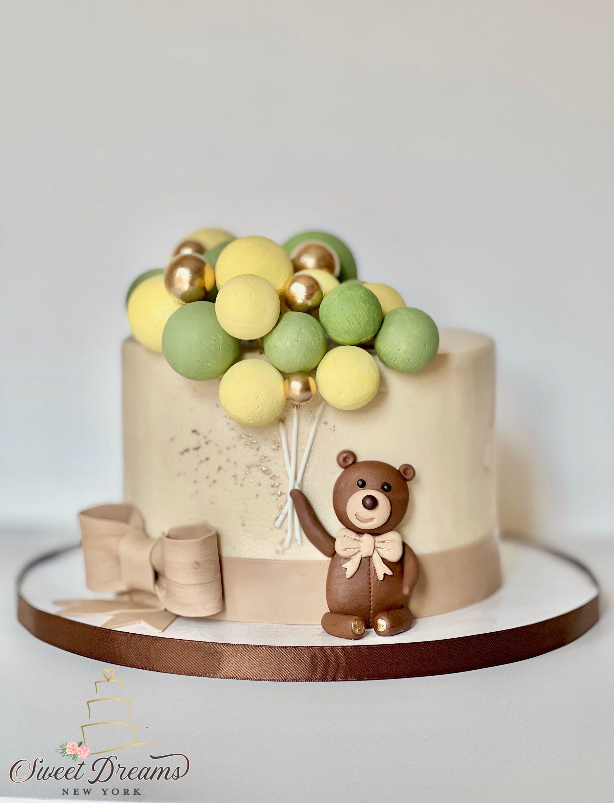 Baby Shower Bear cake Custom