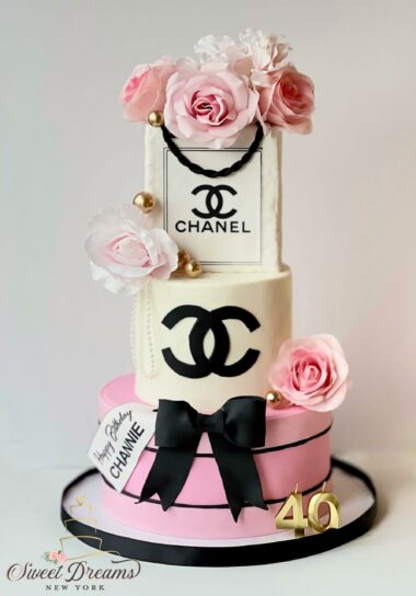 Chanel Themed Birthday Cake Ideas Elegant specialty cake chanel NYC Long Island
