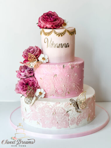 Sweet 16 Custom Cake NYC quinceanera Cake Bridal Shower Cake 30th Birthday 40th 50th 60th 70th Birthday Cake NYC Long Island Sweet Dreams NY