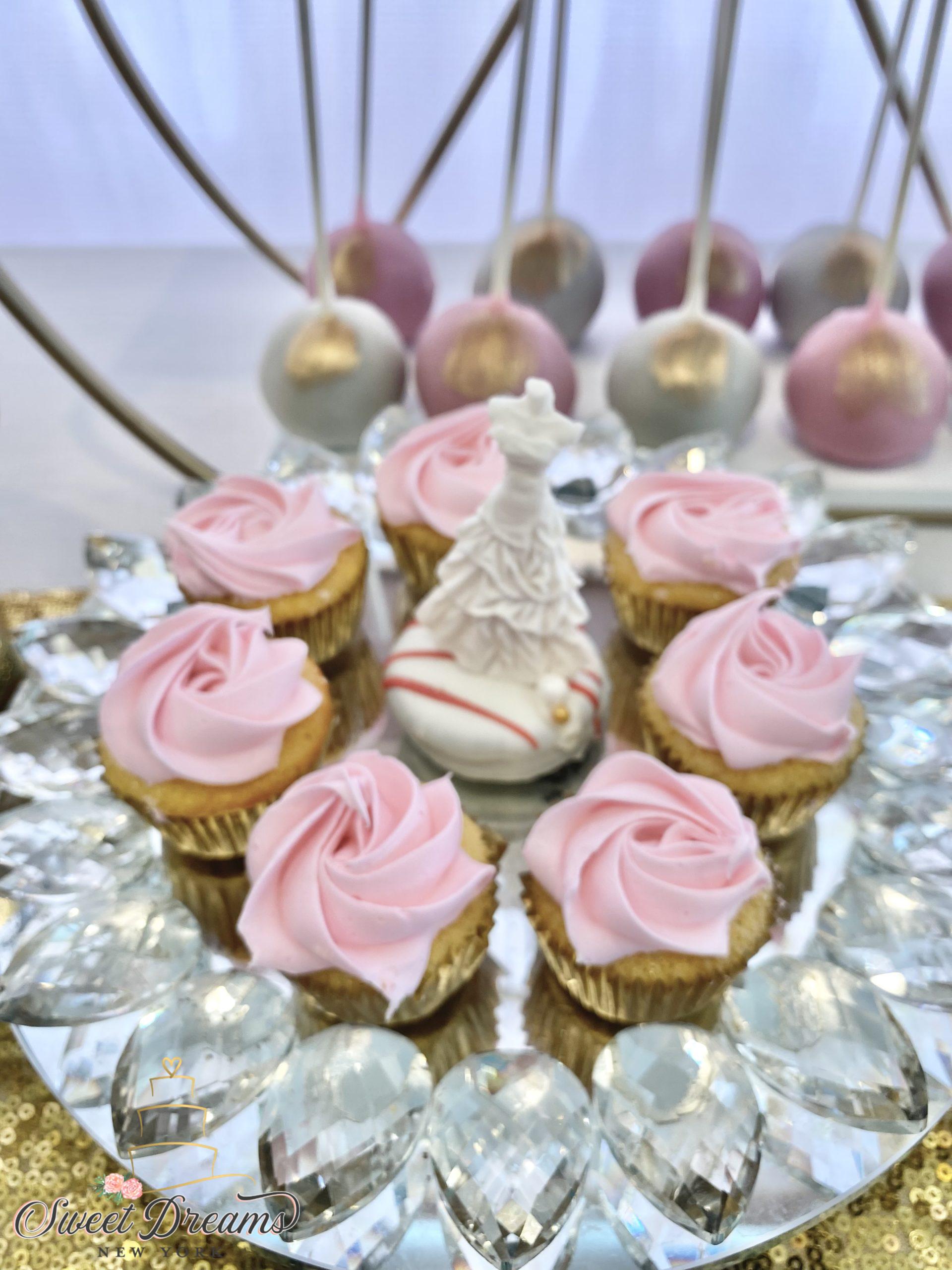 Bridal Shower Dessert Table NYC Long Island Dessert Table Ideas Pink and Gold