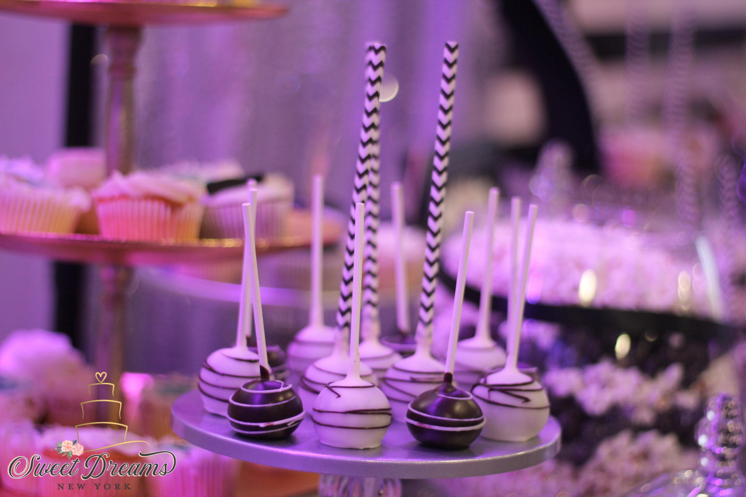 Chanel Birthday Party Dessert Table Cake Pops NYC Long Island