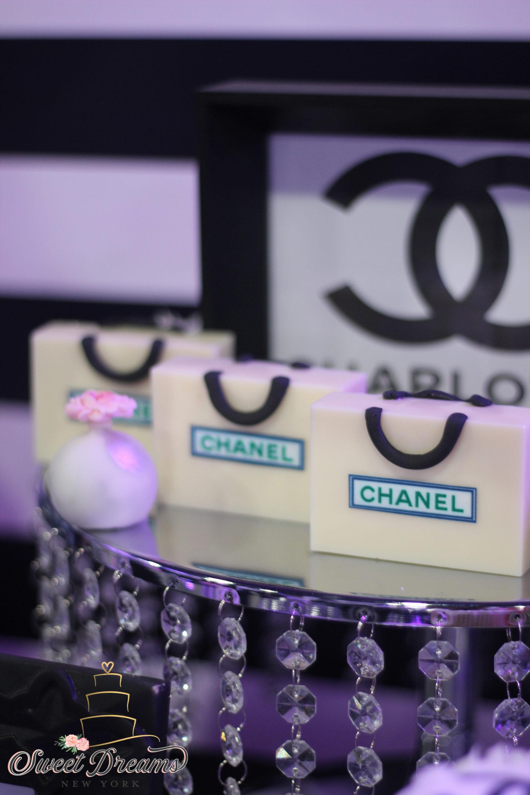 Chanel Birthday Party Desserts NYC Long Island Dessert Table by Sweet Dreams NY