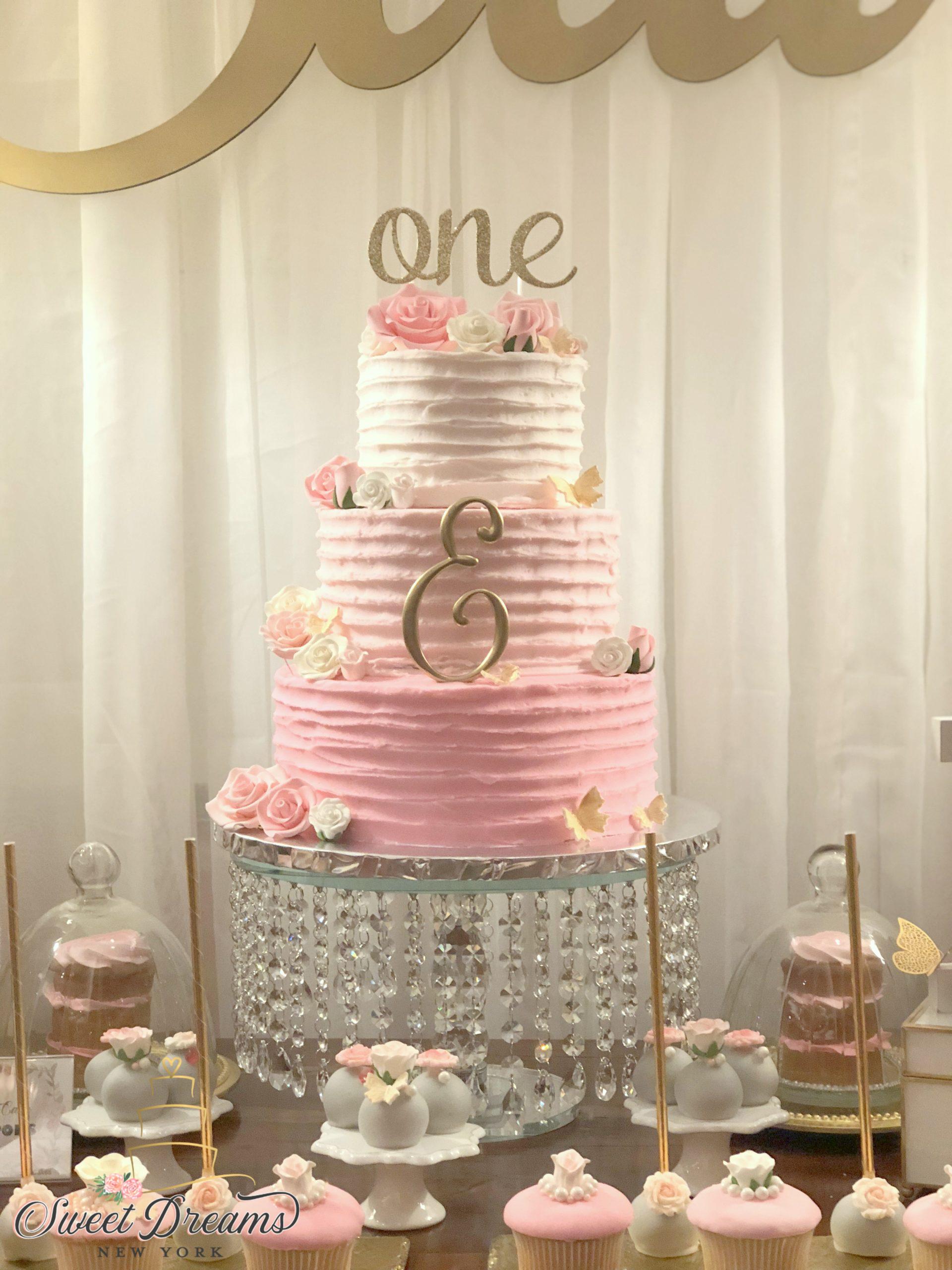 First Birthday Pink cake