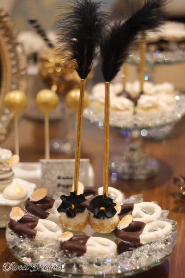 Great Gatsby Desserts and sweet Table 40th Birthday Bridal Shower Sweet Table NYC Long Island