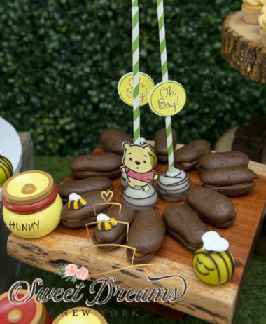 Hundred Acre Wood Baby Shower Winnie the Pooh Dessert Table Long Island NYC