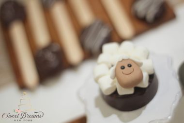 Little Lamb Rustic Baby Shower Dessert Table – Sweet Dreams NY 7