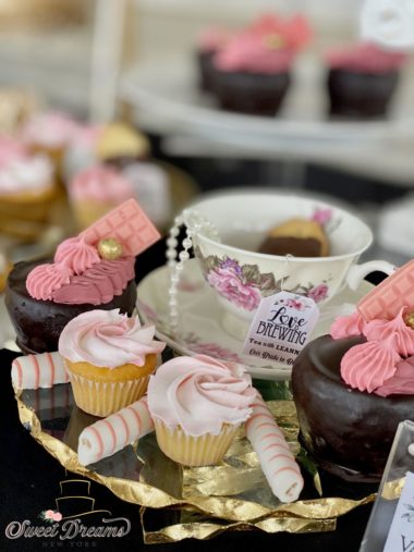 NYC Dessert Table Bridal Shower Tea Party by Sweet Dreams NY