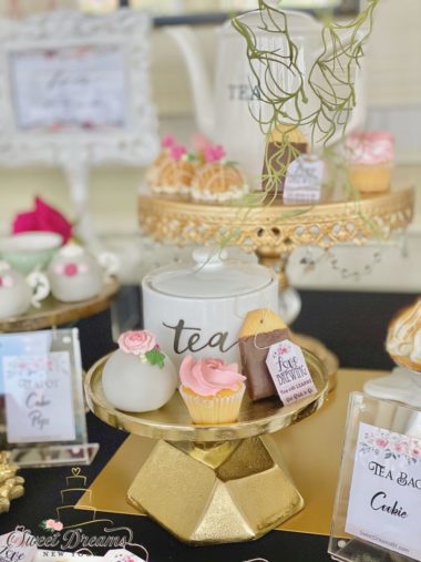 NYC Dessert Table Elegant Wedding Tea Party Bridal Shower