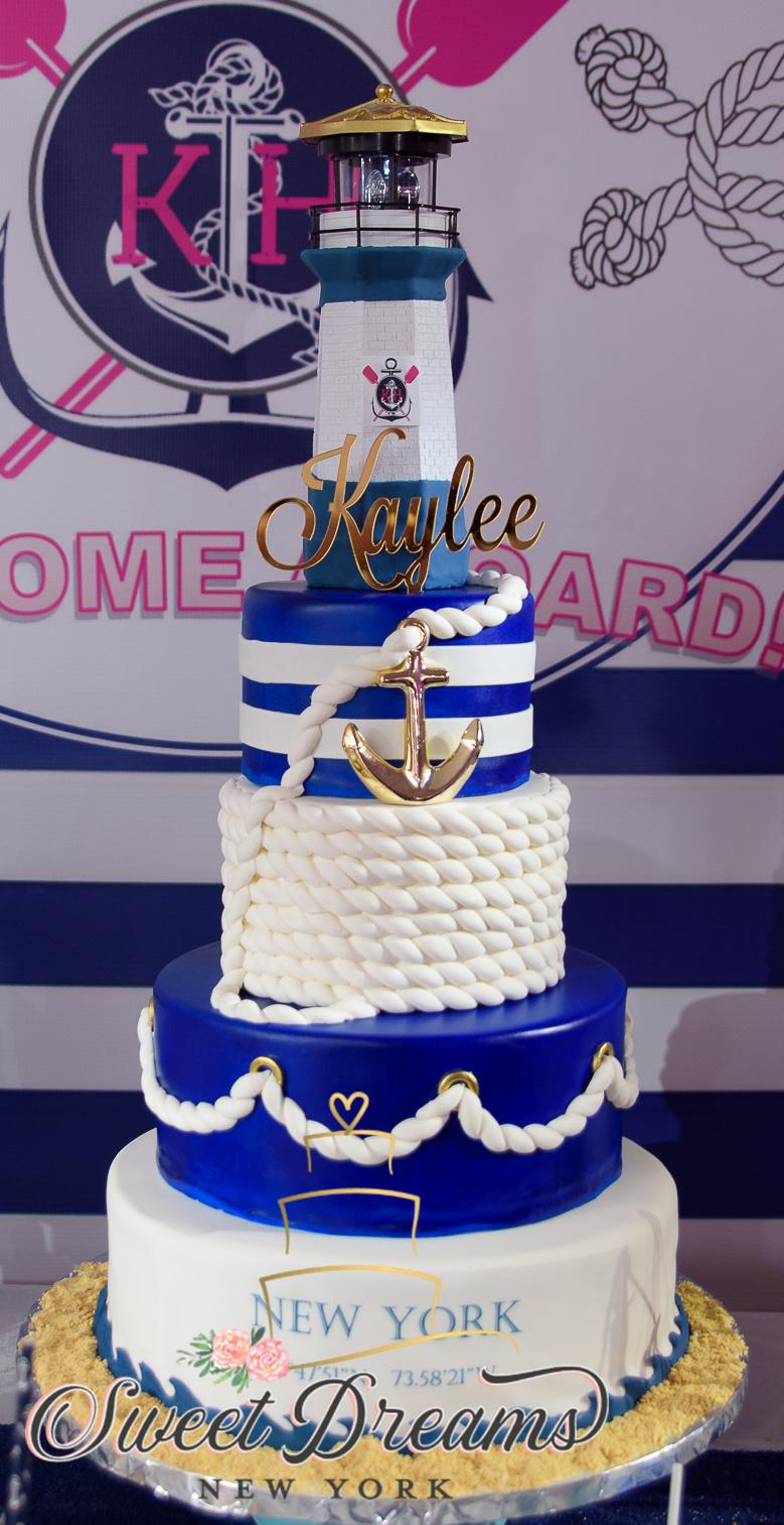 Nautical dessert table party ideas NYC Long Island Dessert Tables