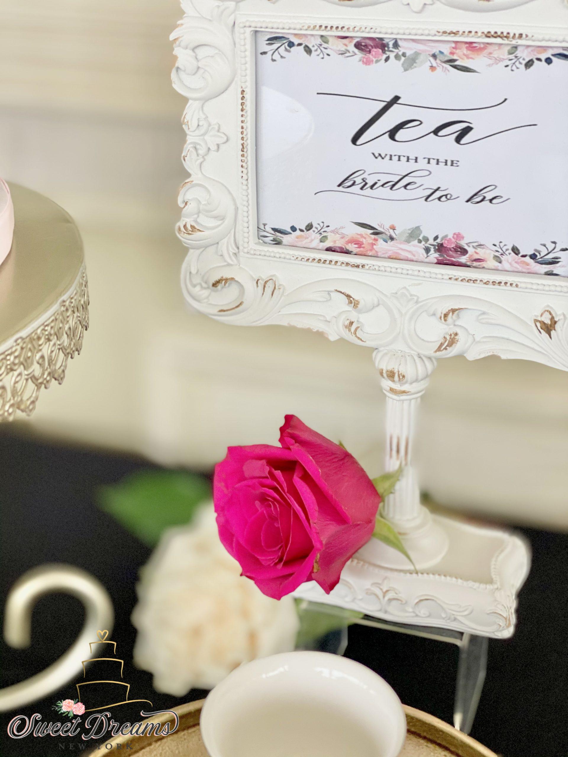 Tea Party Birthday and Bridal Shower Dessert Table NYC
