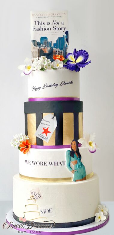 We Wore What Danielle Bernstein Birthday Cake By Sweet Dreams NY Custom Cakes This is not a fashion story book custom cake