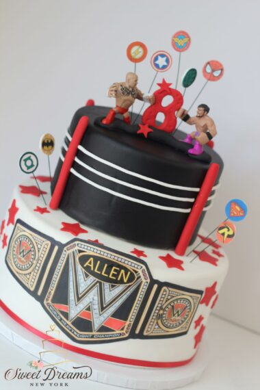 Wrestling Cake wwe RAW cake Custom Cake Long Island Sweet Dreams NY