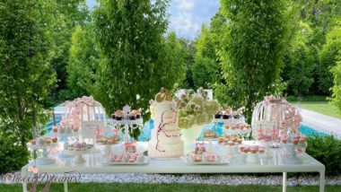 cherry blossom wedding custom cakes dessert table bridal shower bat mitzvah Long Island NY