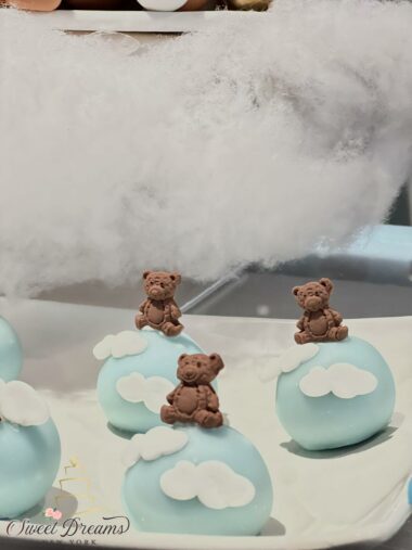 Bear Baby Shower Custom Cake We Can Bearly Wait Baby Shower Dessert Table ideas NYC Long Island