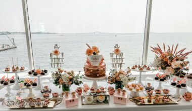 Blush and Earth Tones Dessert Table NYC Long Island Dairy Free Dessert Table Baby Shower Bridal Shower